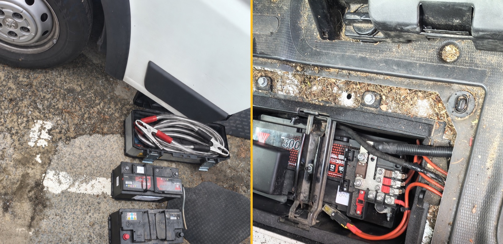 Car battery replacement service